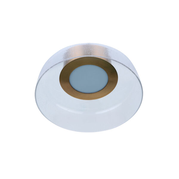 Centric Satin Brass 13-Inch LED Flushmount, image 6
