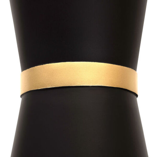 Mad Hatter Matte Black French Gold Two-Light Mini Pendant, image 4
