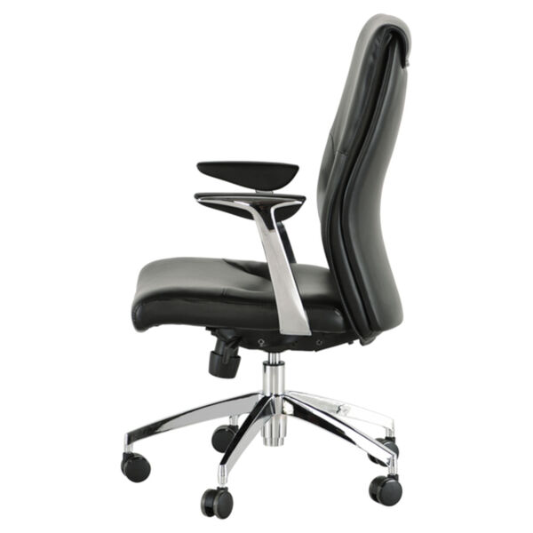 Klause Black and Silver Office Chair, image 3