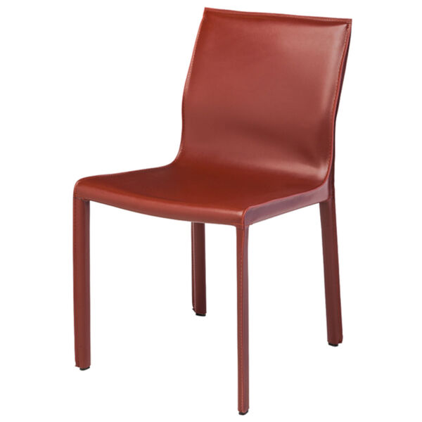 Colter Bordeaux Armless Dining Chair, image 1