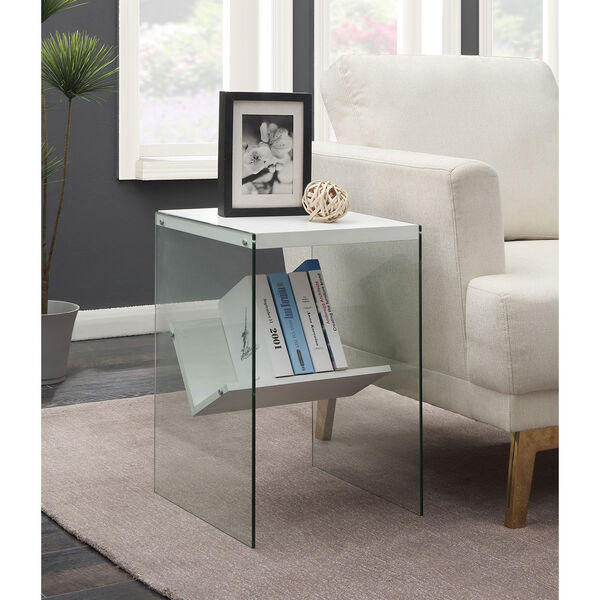 SoHo End Table in White, image 3