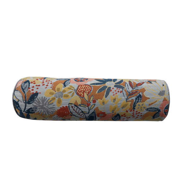 Garden Mustard and Chambray 7 x 24 Inch Pillow with Lure Welt, image 1