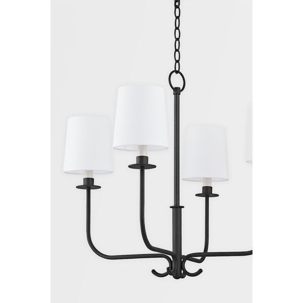 Bodhi Forged Iron Four-Light Chandelier, image 2