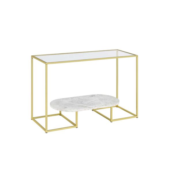 Nola Gold Sofa Console Table, image 3