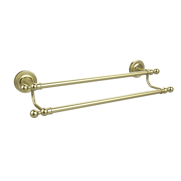 Regal Collection 24 Inch Double Towel Bar, Satin Brass, image 1