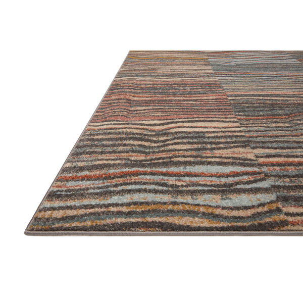 Chalos Charcoal and Brown 4 Ft. x 6 Ft. Area Rug, image 2