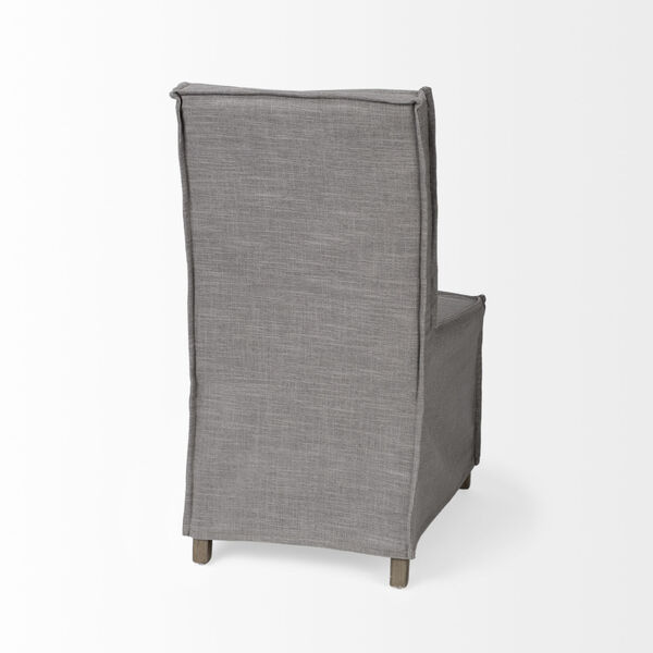 Elbert I Gray Slip-Cover Parson Dining Chair, image 6