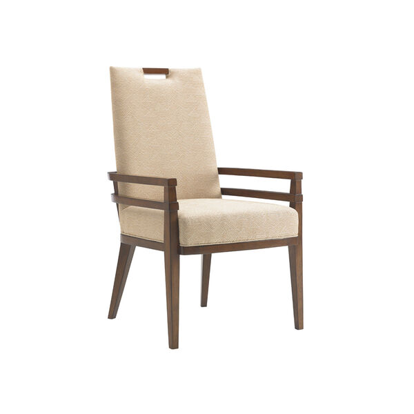 Island Fusion Brown and Beige Coles Bay Arm Chair, image 1