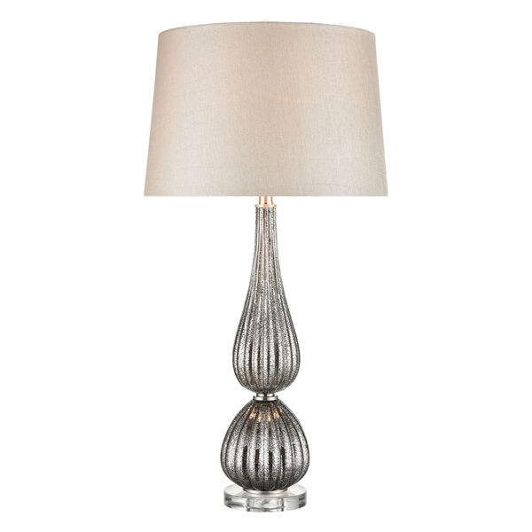 Mariani Silver Mercury One-Light Table Lamp, Set of Two, image 1