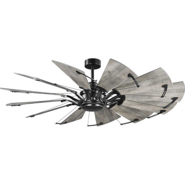 P250000-31M: Springer Matte Black 46-Inch Ceiling Fan, image 1