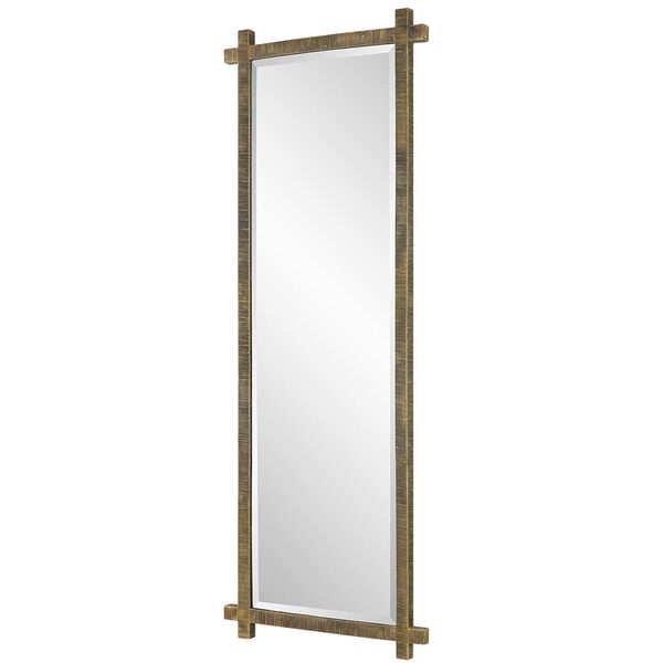 Abanu Antique Gold Ribbed Dressing Wall Mirror, image 5