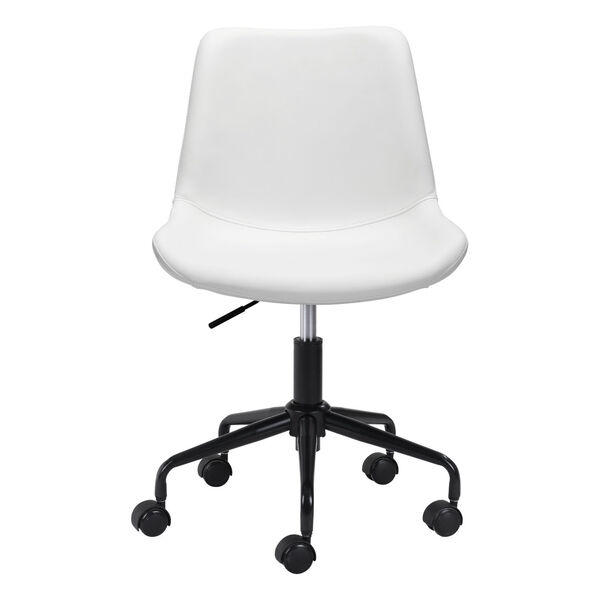 Byron White and Black Office Chair, image 4