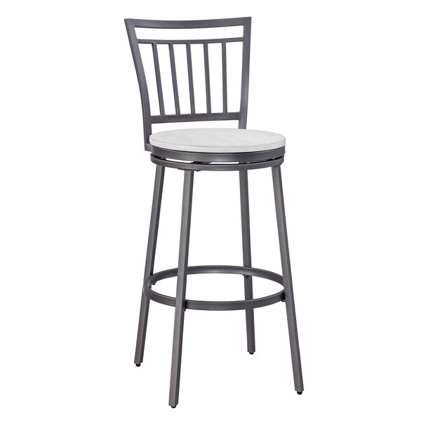 Jacey Gray and Whitewash Counter Stool, image 1
