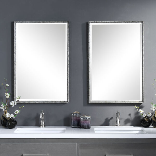 Callan Aged Silver Vanity Mirror, image 3