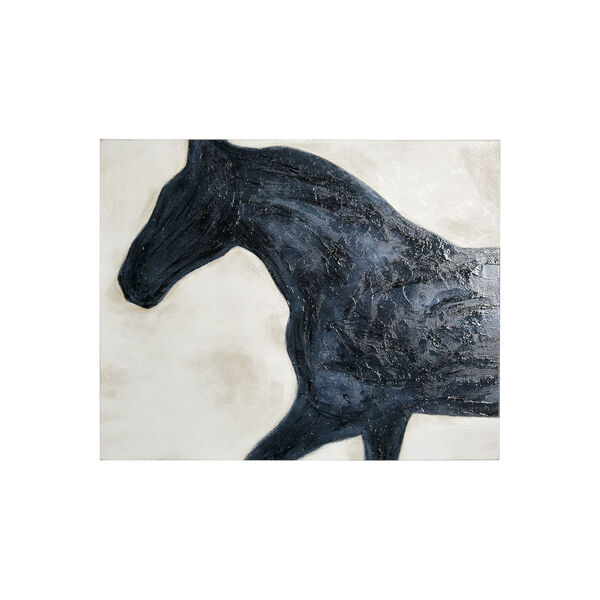 Black Equestrian Beauties - Halt Wall Art, image 1