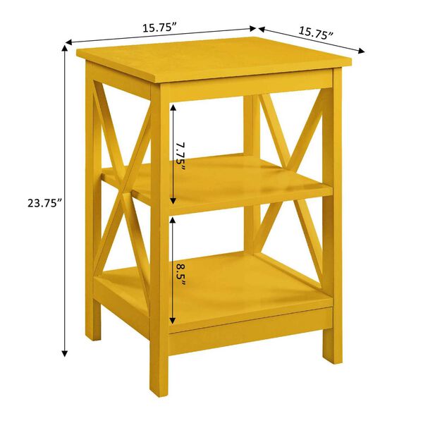Oxford Yellow End Table, image 7