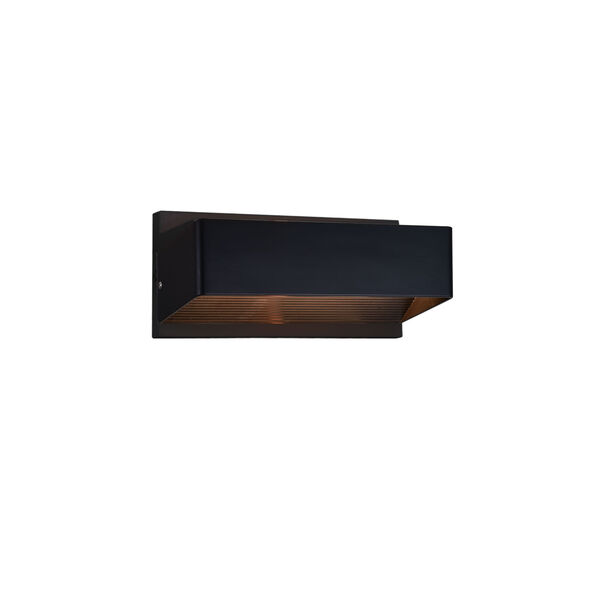 Lilliana Black Integrated LED 12-Inch Wall Sconce, image 1