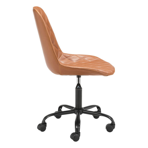 Ceannaire Tan and Black Office Chair, image 3