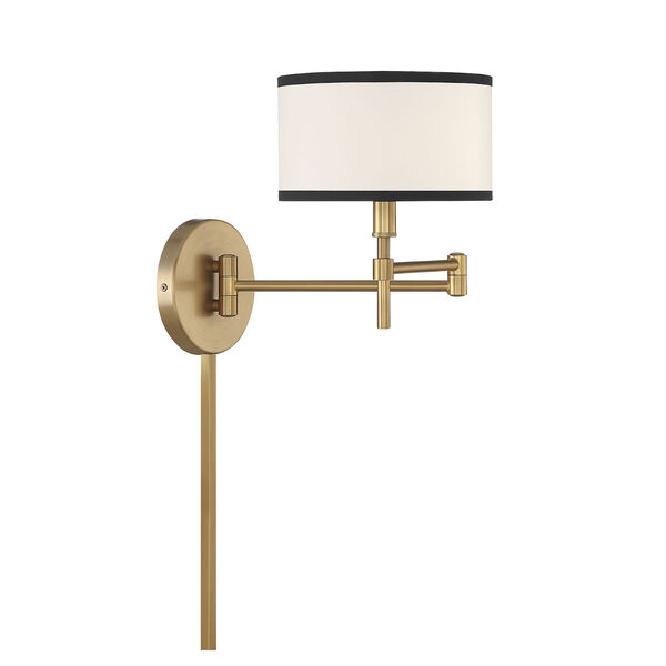 Lowry Natural Brass 11-Inch One-Light Wall Sconce, image 1