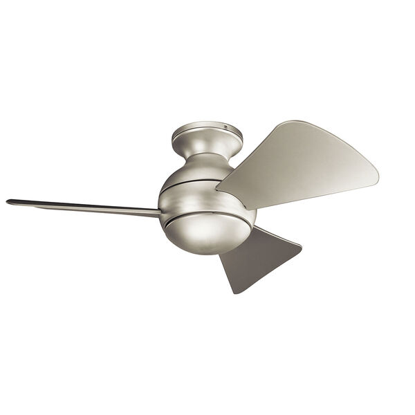 Sola Brushed Nickel 34-Inch Wet Location LED Ceiling Fan, image 3