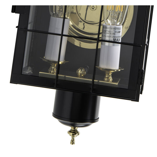 American Heritage Black Wall Mounted Outdoor Light, image 4