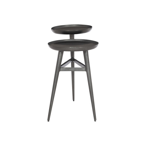 Troy Black Nickel Accent Table, image 1