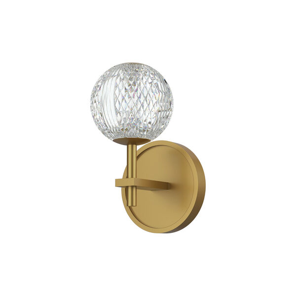 Marni Natural Brass Integrated LED Bath Vanity, image 1