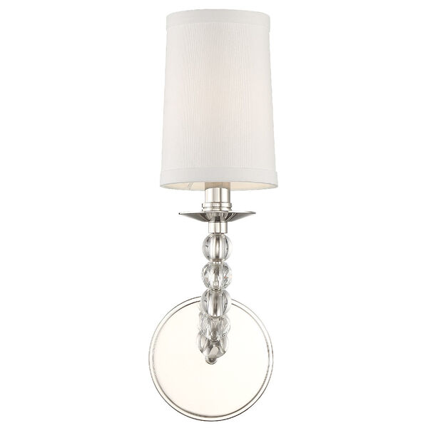 Mirage Polished Nickel Five-Inch One-Light Wall Sconce, image 1