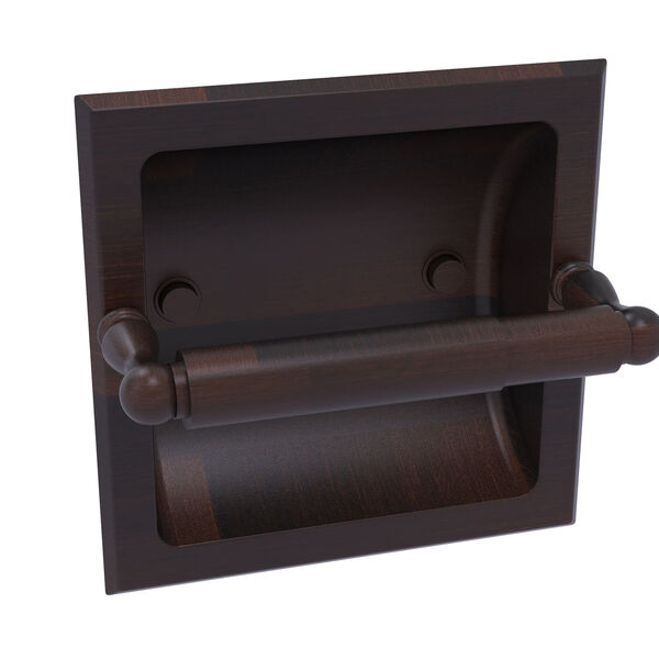 Regal Venetian Bronze Six-Inch Recessed Toilet Tissue Holder, image 1