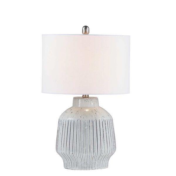 Hartwell White One-Light Table Lamp, image 1