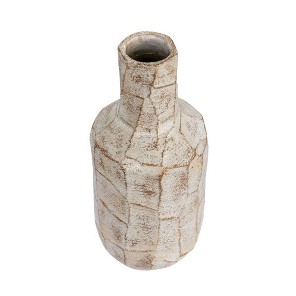 Takko Slate Brown White Ceramic Vase, image 2