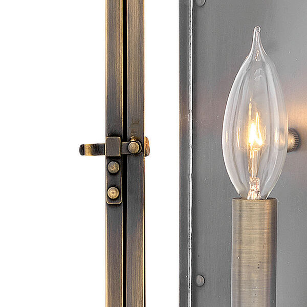 Hamilton Dark Antique Brass Two-Light Outdoor Large Wall Mount, image 10