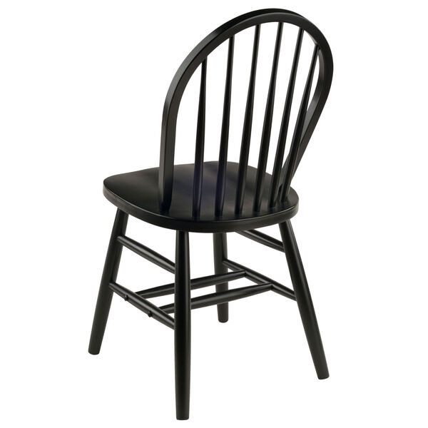 Windsor Black Chair, Set of 2, image 6