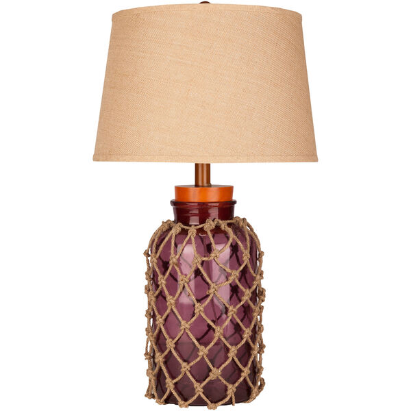 Amalfi Purple One-Light Table Lamp, image 1