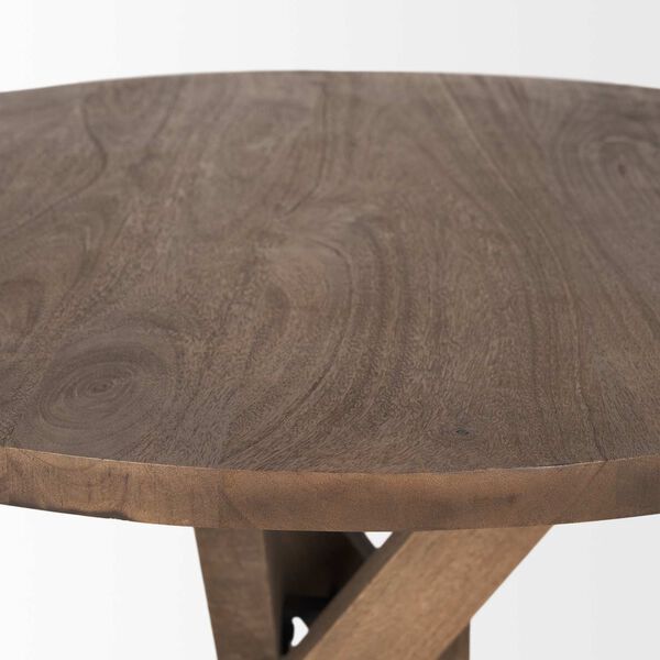 Solana Medium Brown Wood Foyer Table, image 4