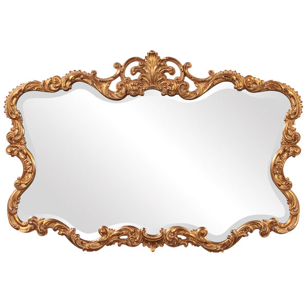 Talida Gold Rectangle Mirror, image 2