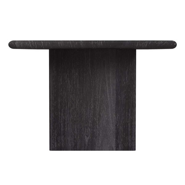 Halmstad Wahed Black Wood Panel Dining Table, image 4