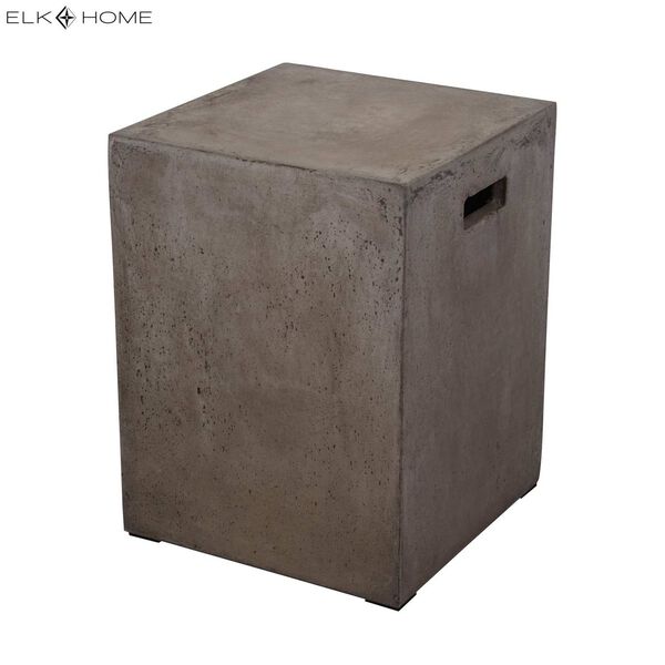 Cubo Squared Concrete Stool, image 4