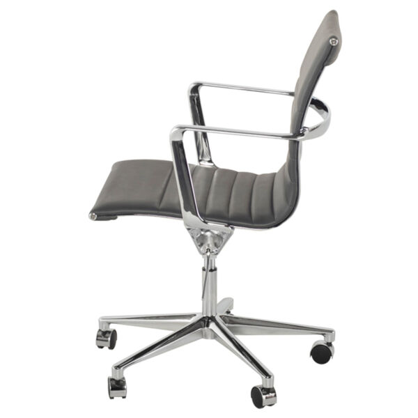 Antonio Matte Gray Office Chair, image 3