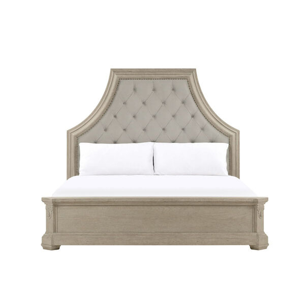 Arch Salvage Parch King Upholstered Bed, image 1