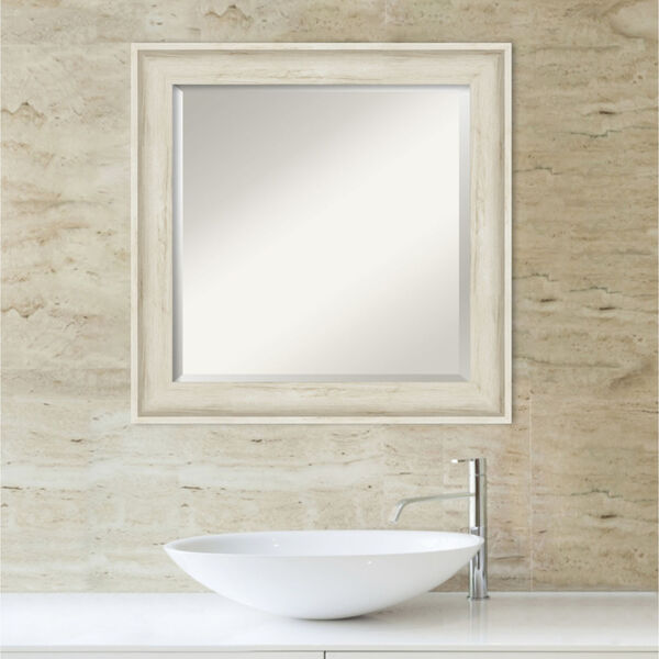 Regal White 25W X 25H-Inch Bathroom Vanity Wall Mirror, image 5