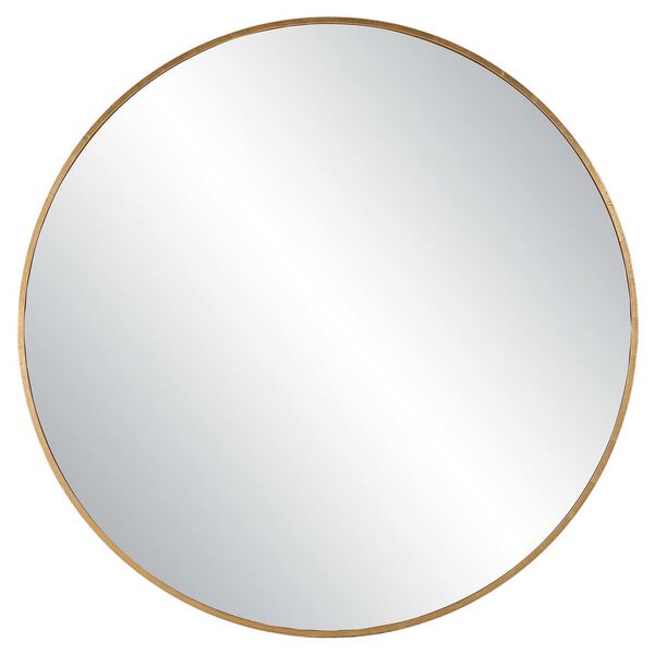 Junius Antique Gold Round Wall Mirror, image 2