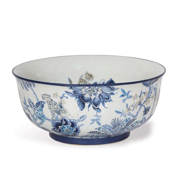 Braganza Blue Decorative Basin Bowl, image 3