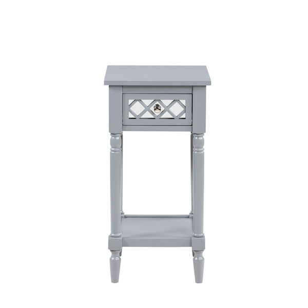 French Country Gray Khloe Accent Table, image 4