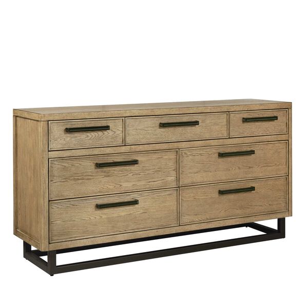 Catalina Distressed Wood Seven-Drawer Dresser, image 5