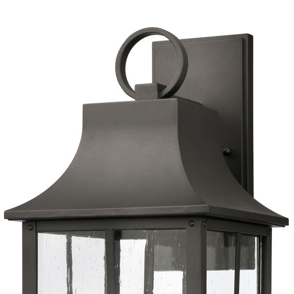Triumph Textured Black 21-Inch Two-Light Outdoor Wall Sconce, image 5