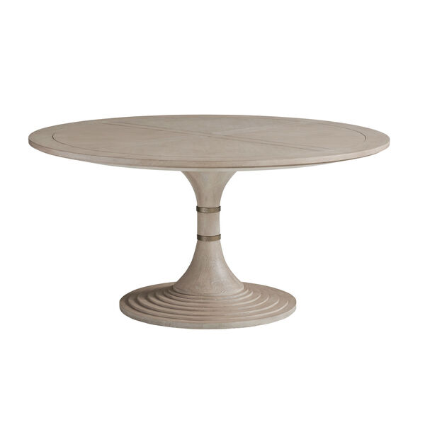 Malibu Warm Taupe 60-Inch Kingsport Round Dining Table, image 1