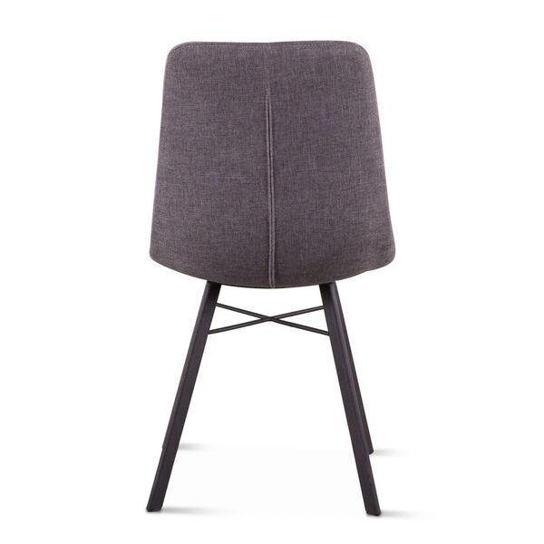 Posey Matte Gunmetal Side Chair, Set of Two, image 5