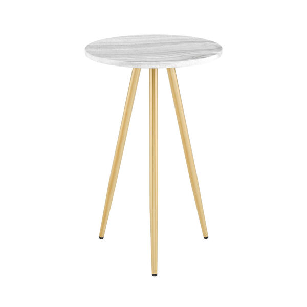Tilly Gray and Gold Side Table, image 5