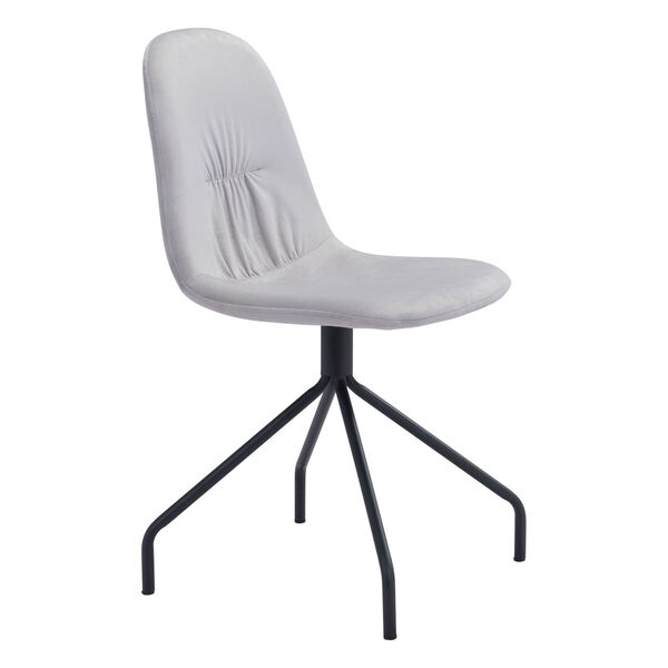 Slope Light Gray and Black Dining Chair, Set of Two, image 1